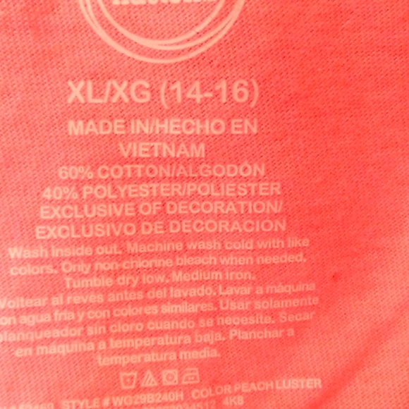 Wonder Nation  Girls  XL(14-16) Peach Skort - Picture 4 of 8